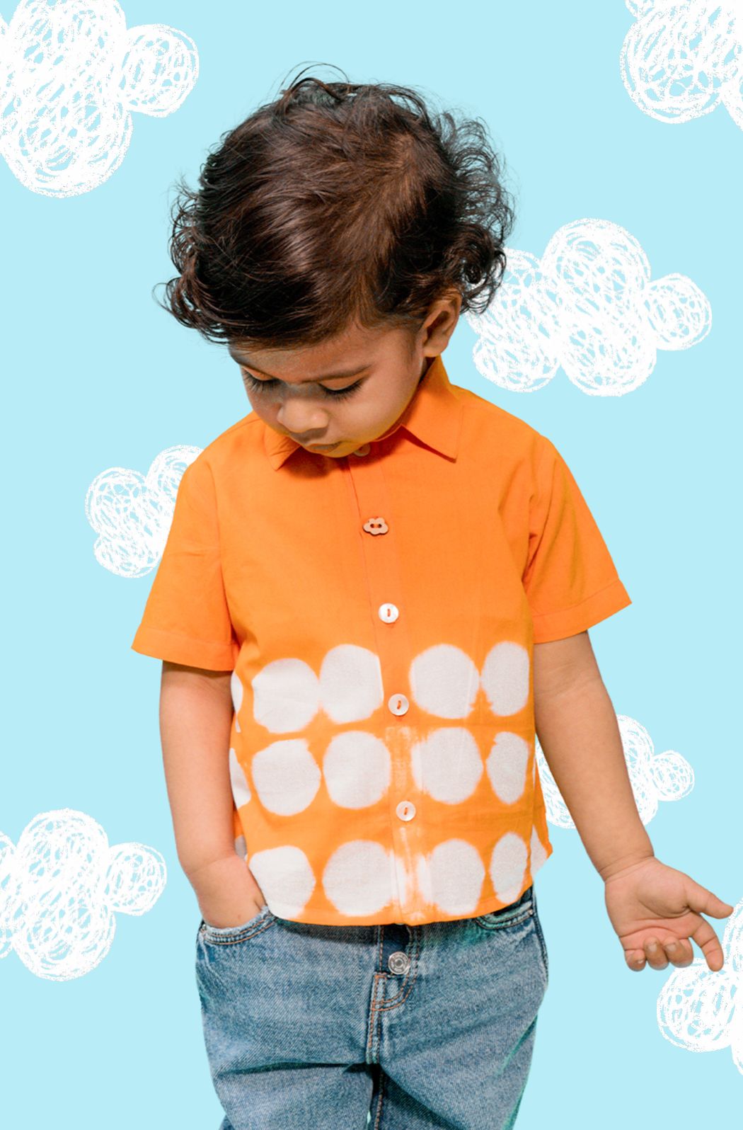 Circle High Shirt - Orange