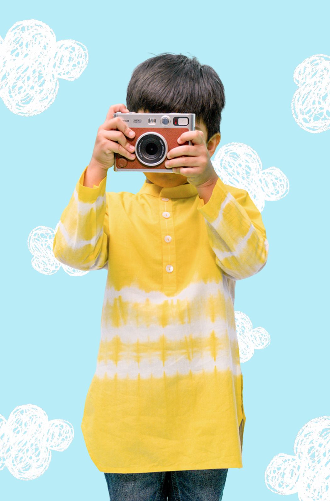 Breezy Lines Kurta - Yellow