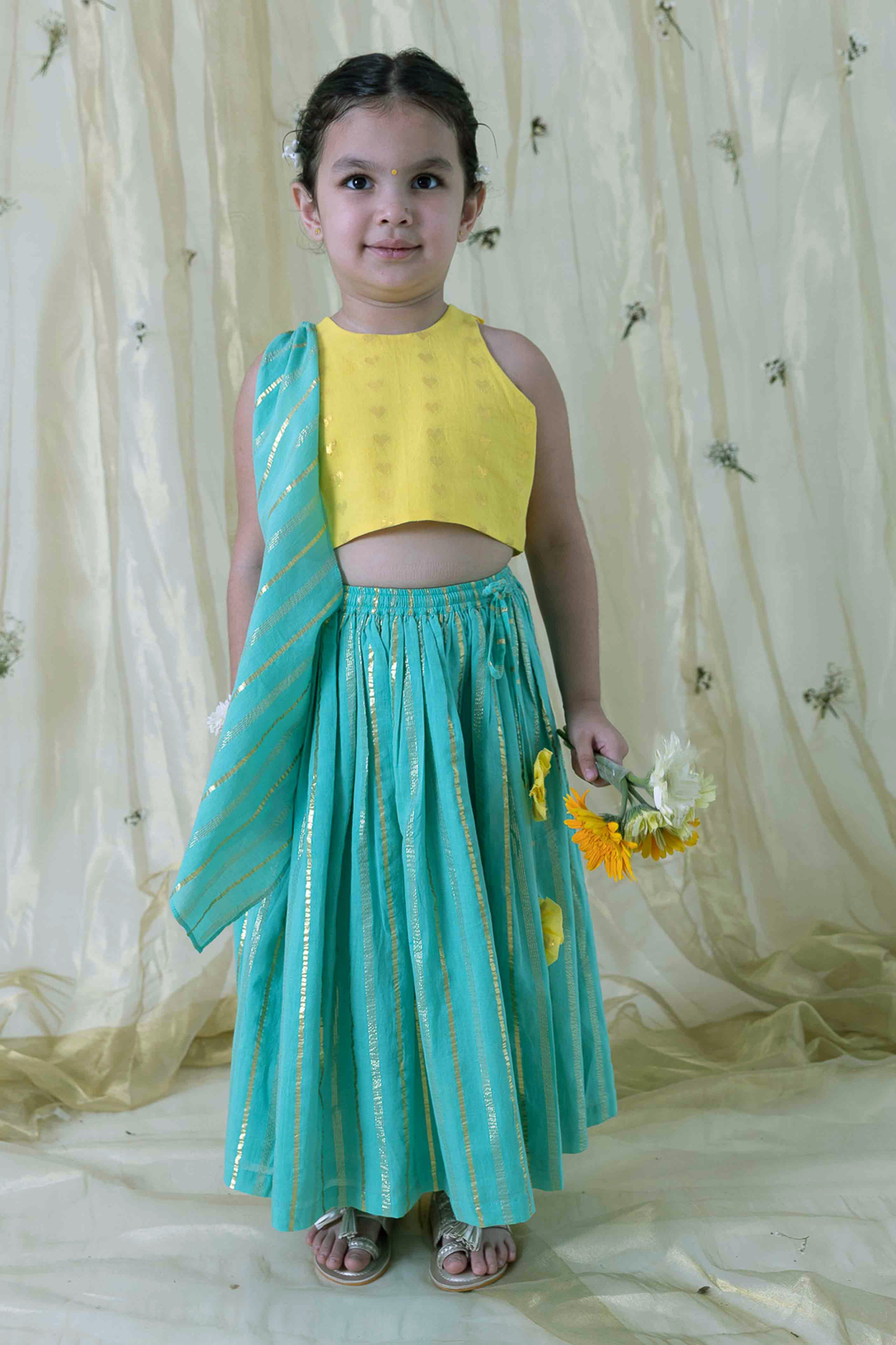 Party Wear Kids Indo Western Lehenga at Rs 1250/piece in Delhi | ID:  14308887448