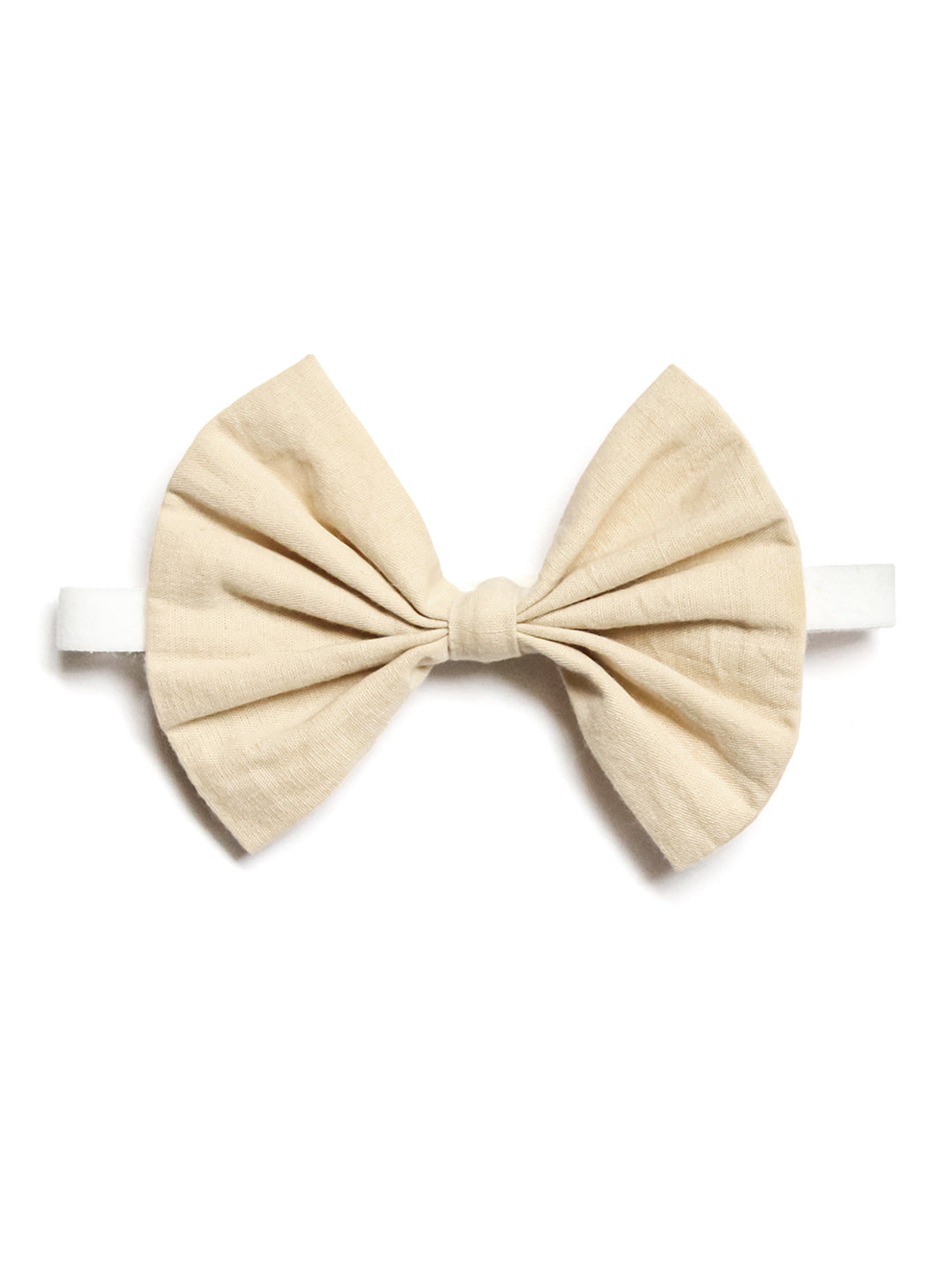 Solid Bow-Tie - Beige