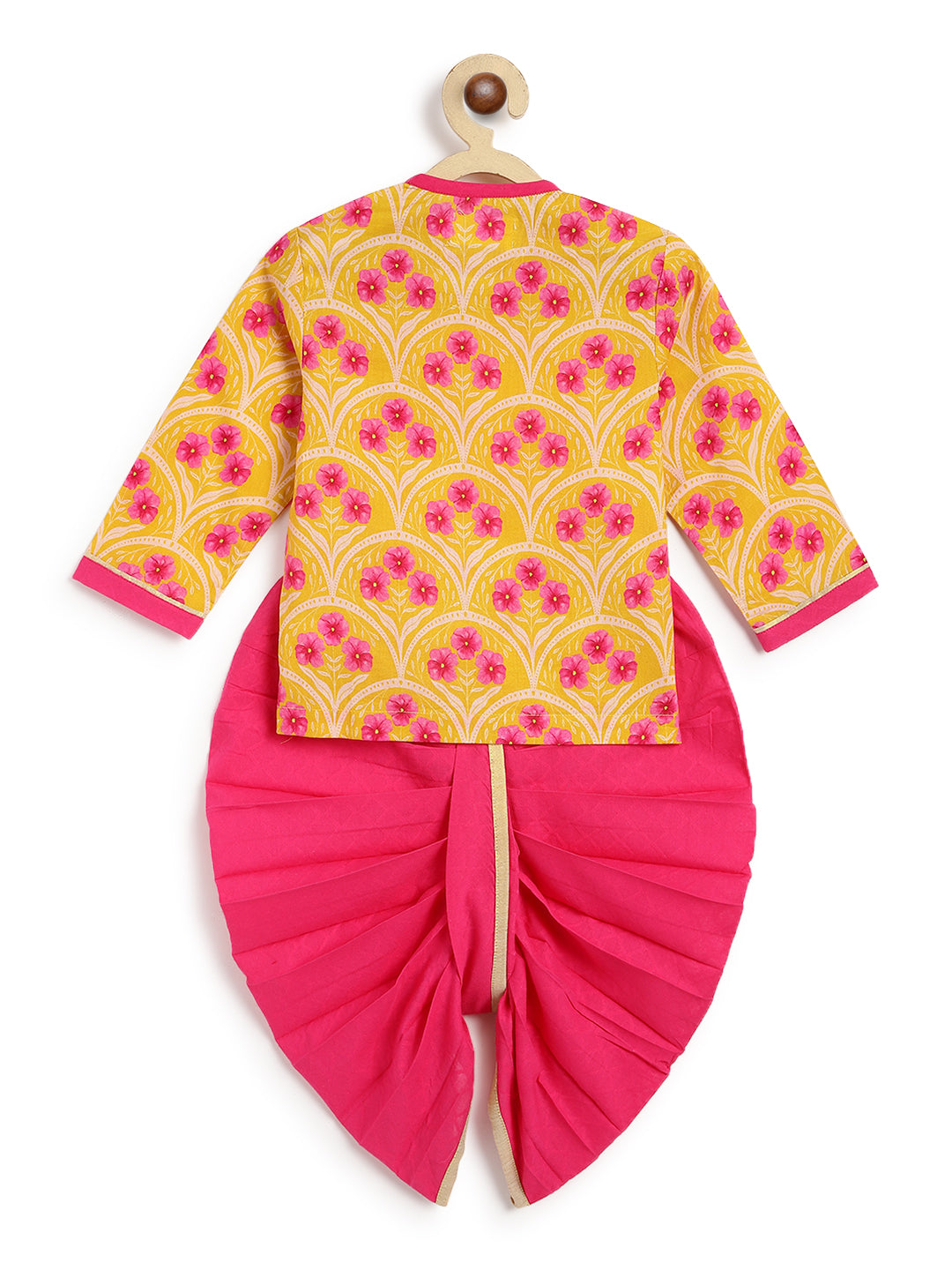 Floral Dhoti Kurta Set