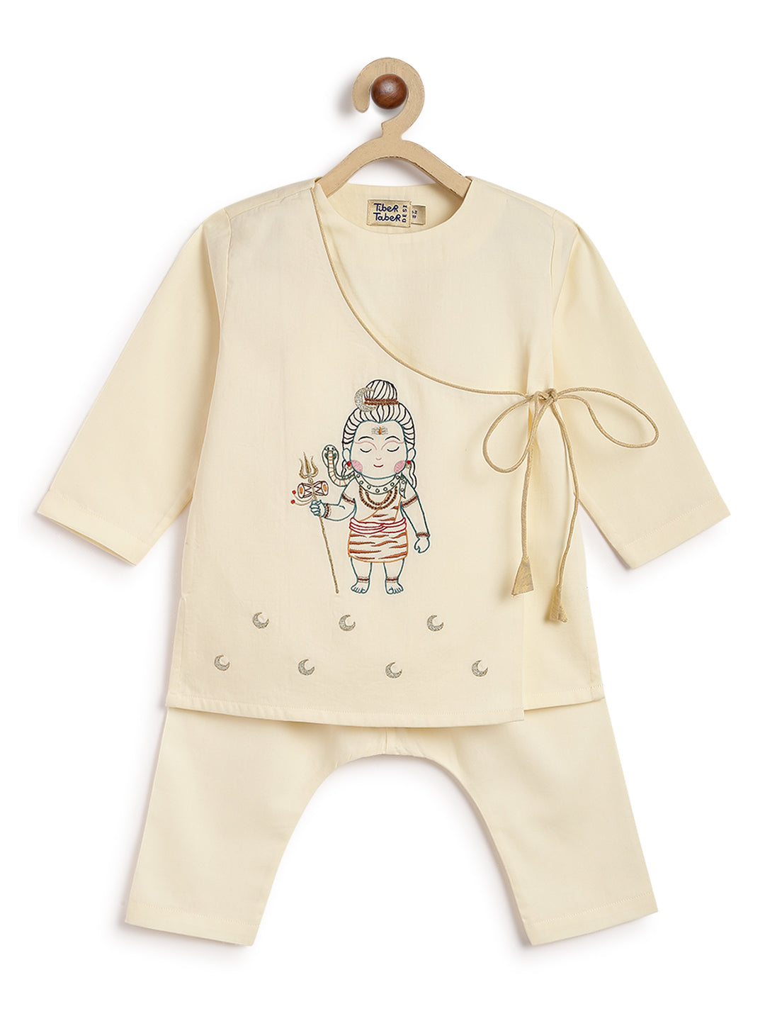 Shiv Baby Kurta Pyjama Set - Cream