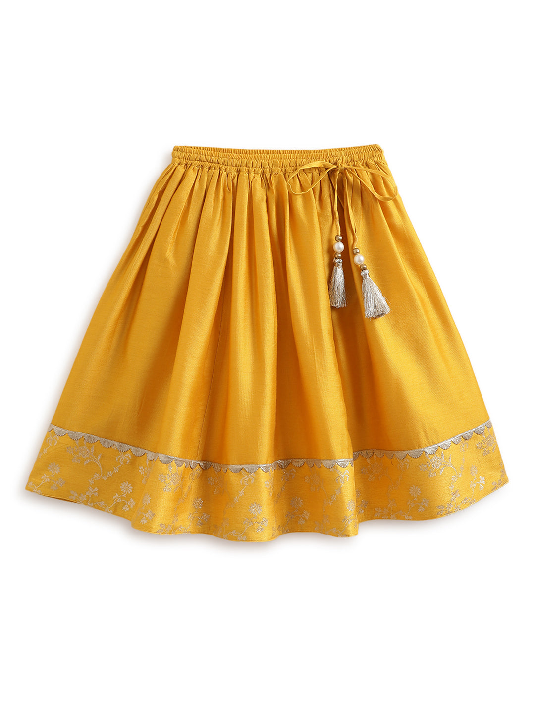 Noor Brocade Lehenga Set - Yellow