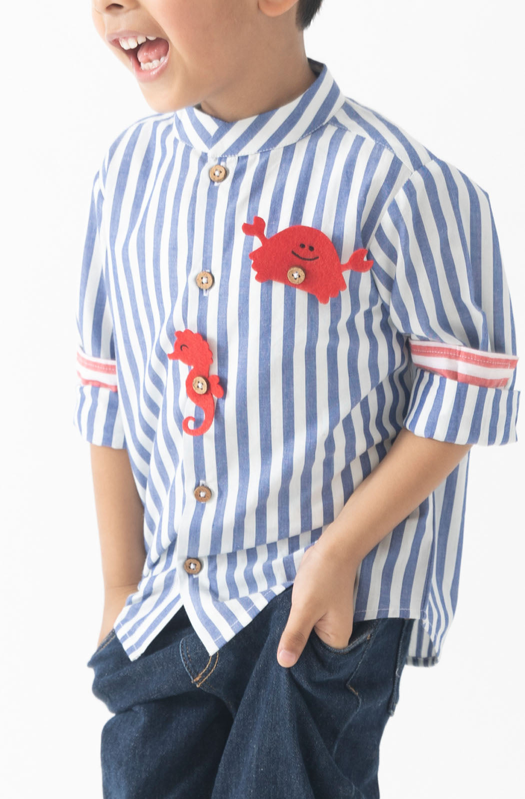 Sea-scape Shirt - Blue