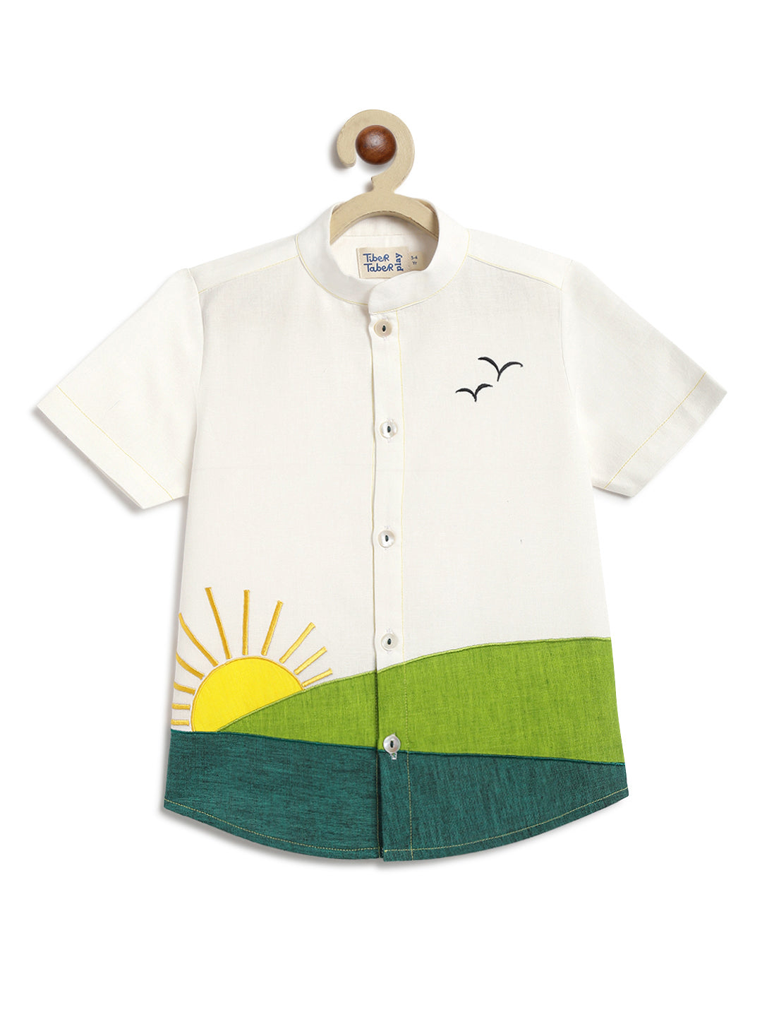 Sun Scape Shirt-White