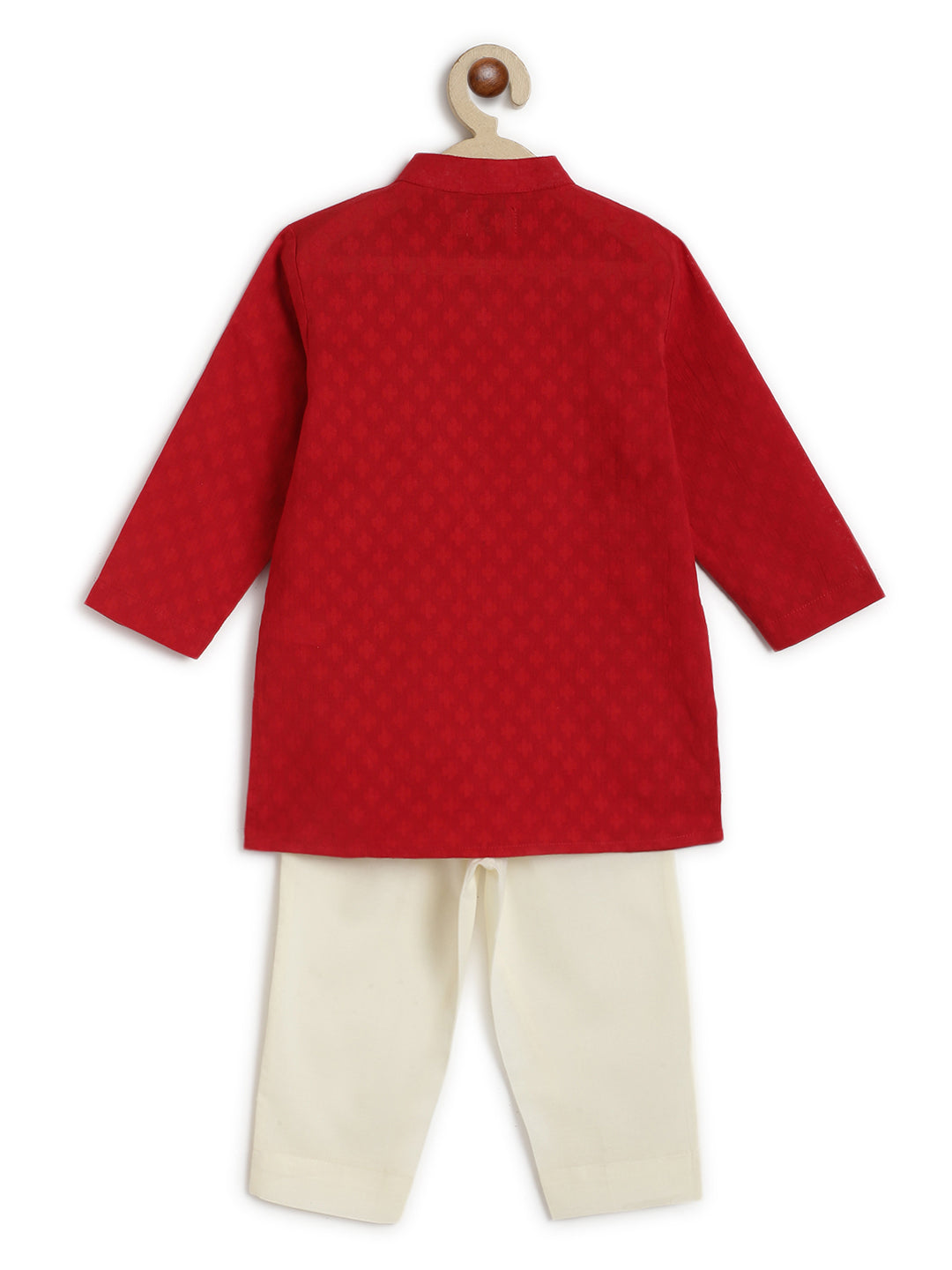 Classic Zari Kurta Pyjama Set - Red