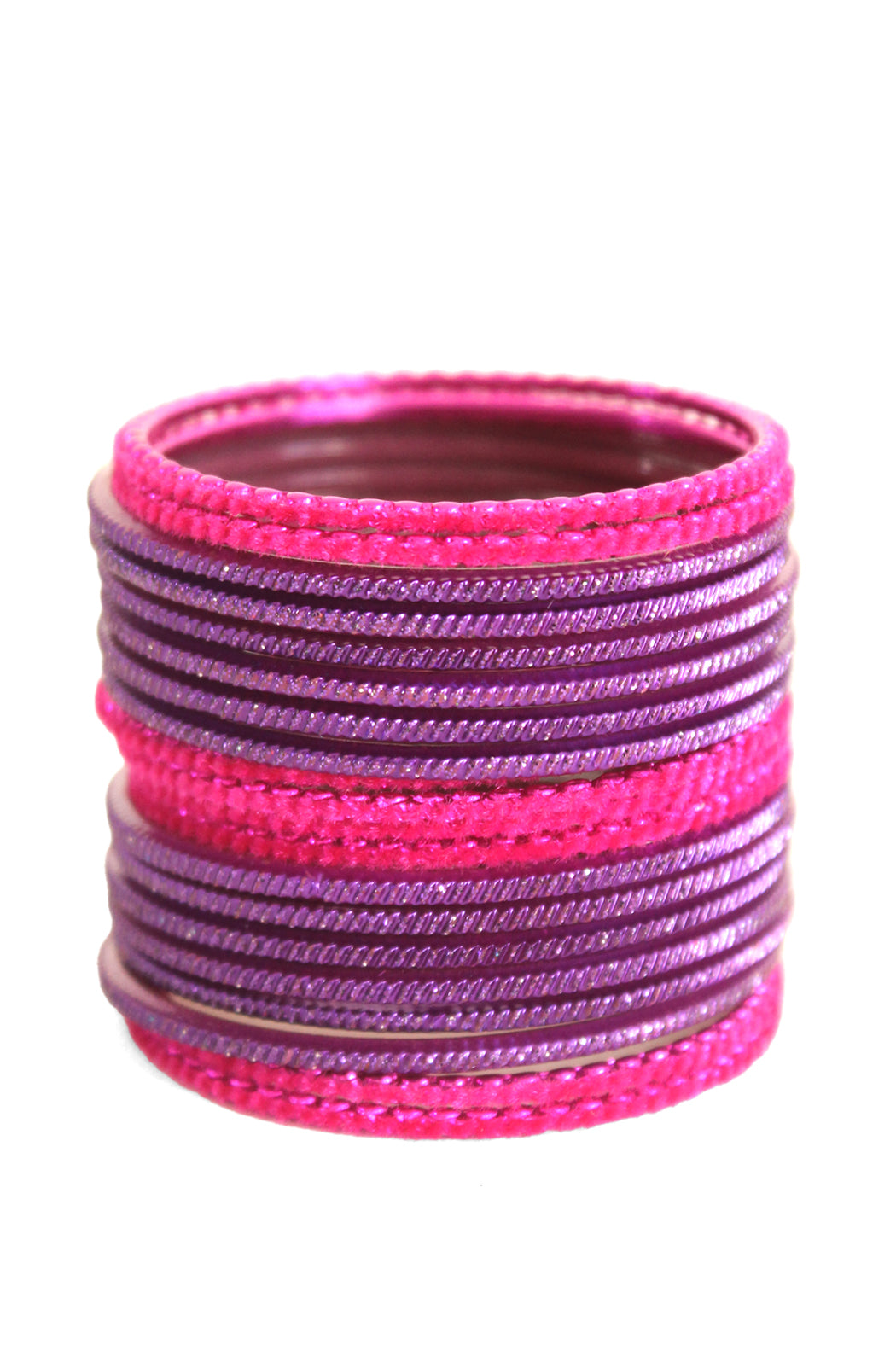 Fuchsia Fusion Shiny Bangles