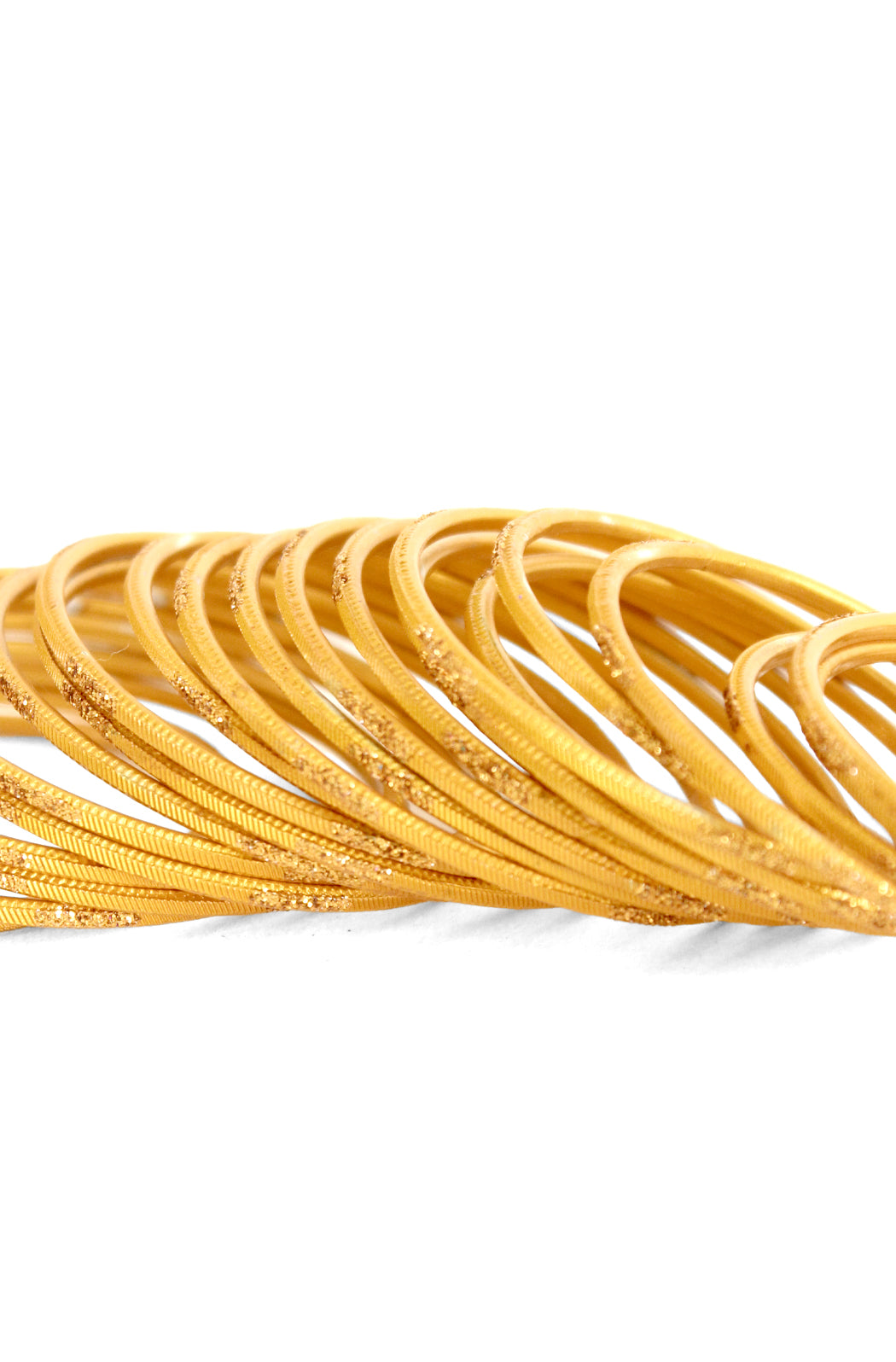 Sparkling Gold Bangles