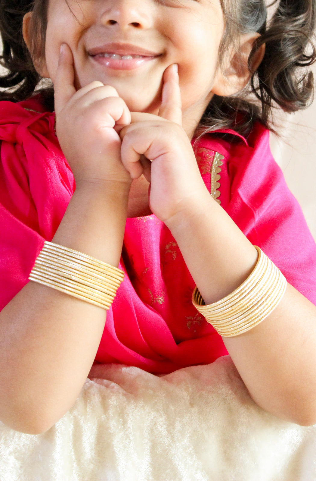 Gold Matte Bangles