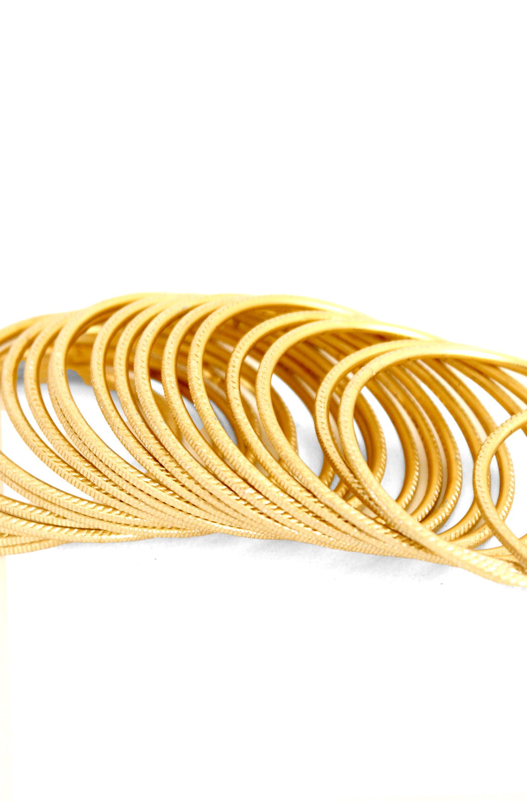 Gold Matte Bangles