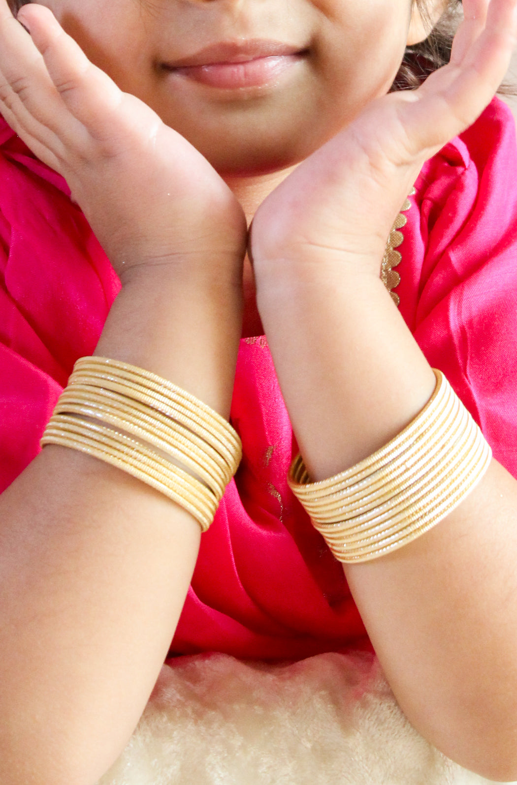 Gold Matte Bangles