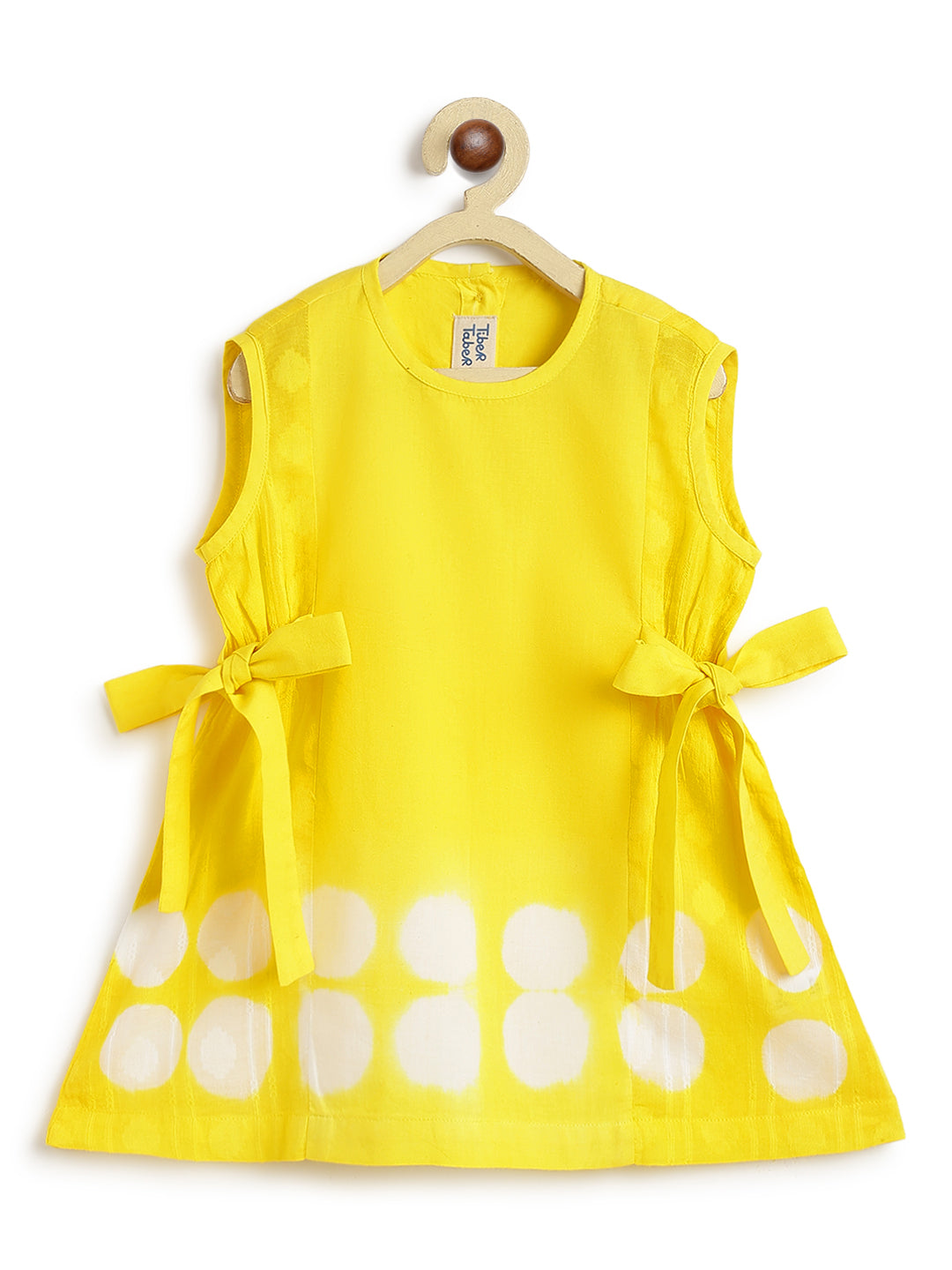 Cloud Dot Top Set - Yellow