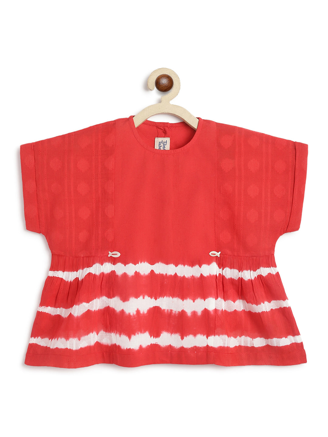 Breezy Lines Top - Red