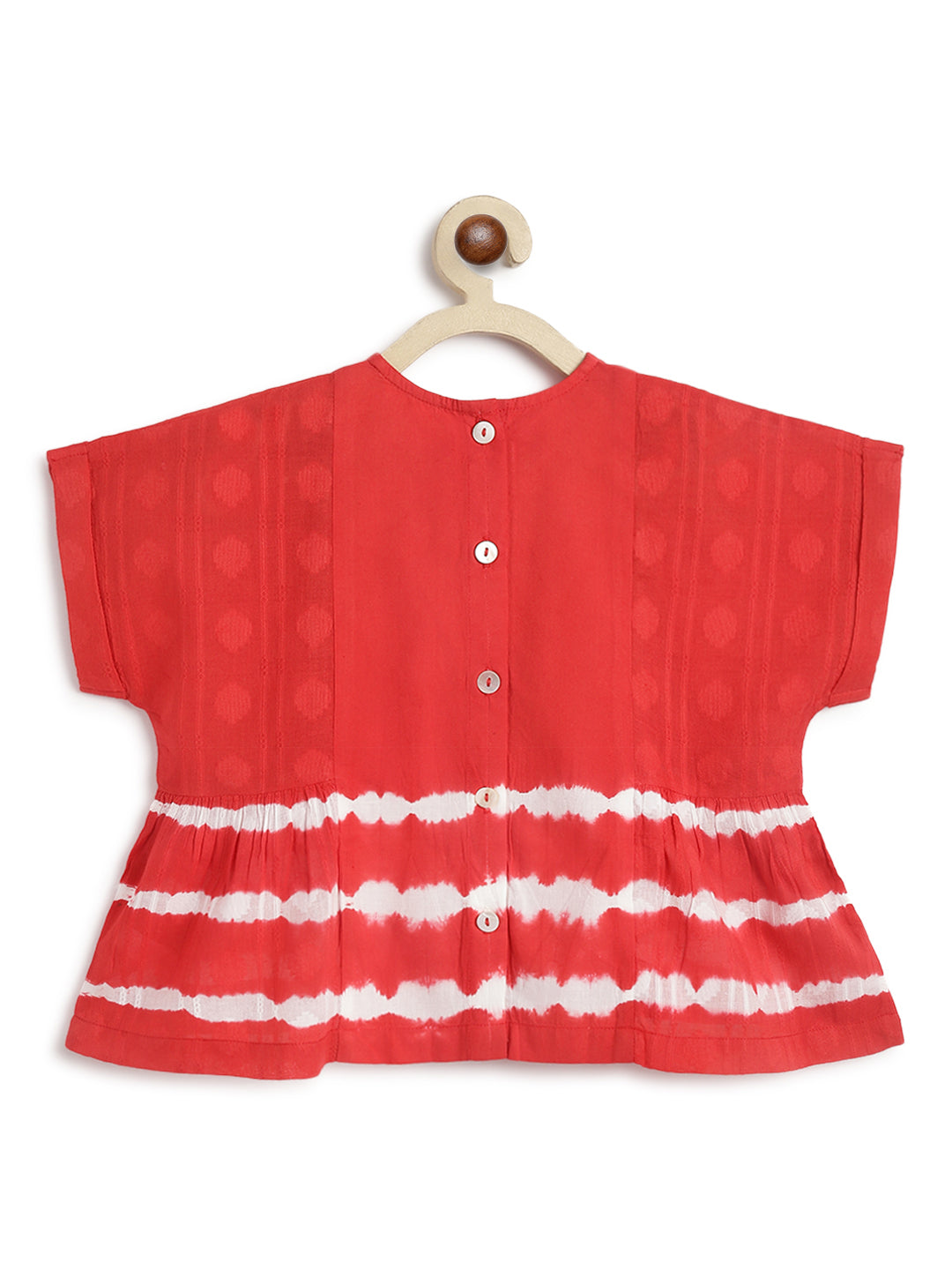 Breezy Lines Top - Red