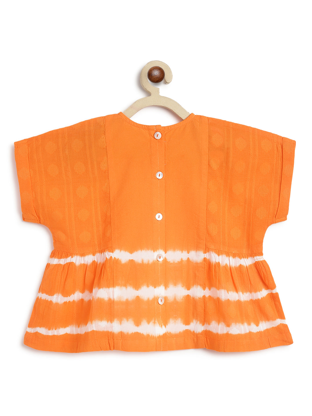 Breezy Lines Top - Orange