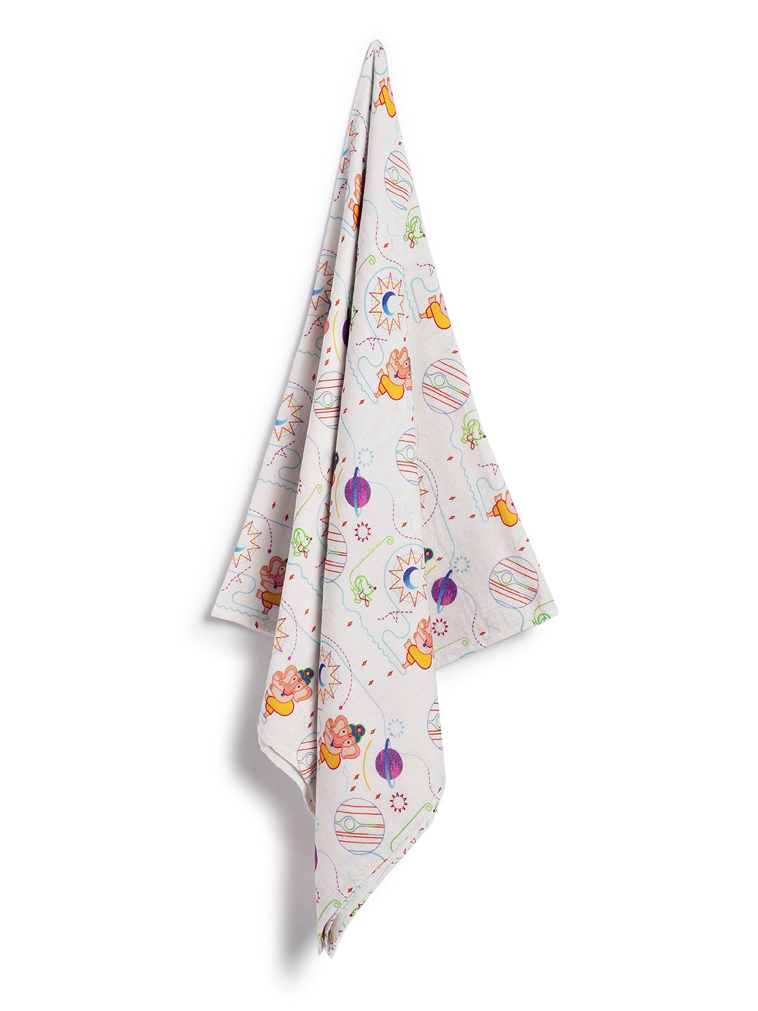 Ganesha Blessings Swaddle-White