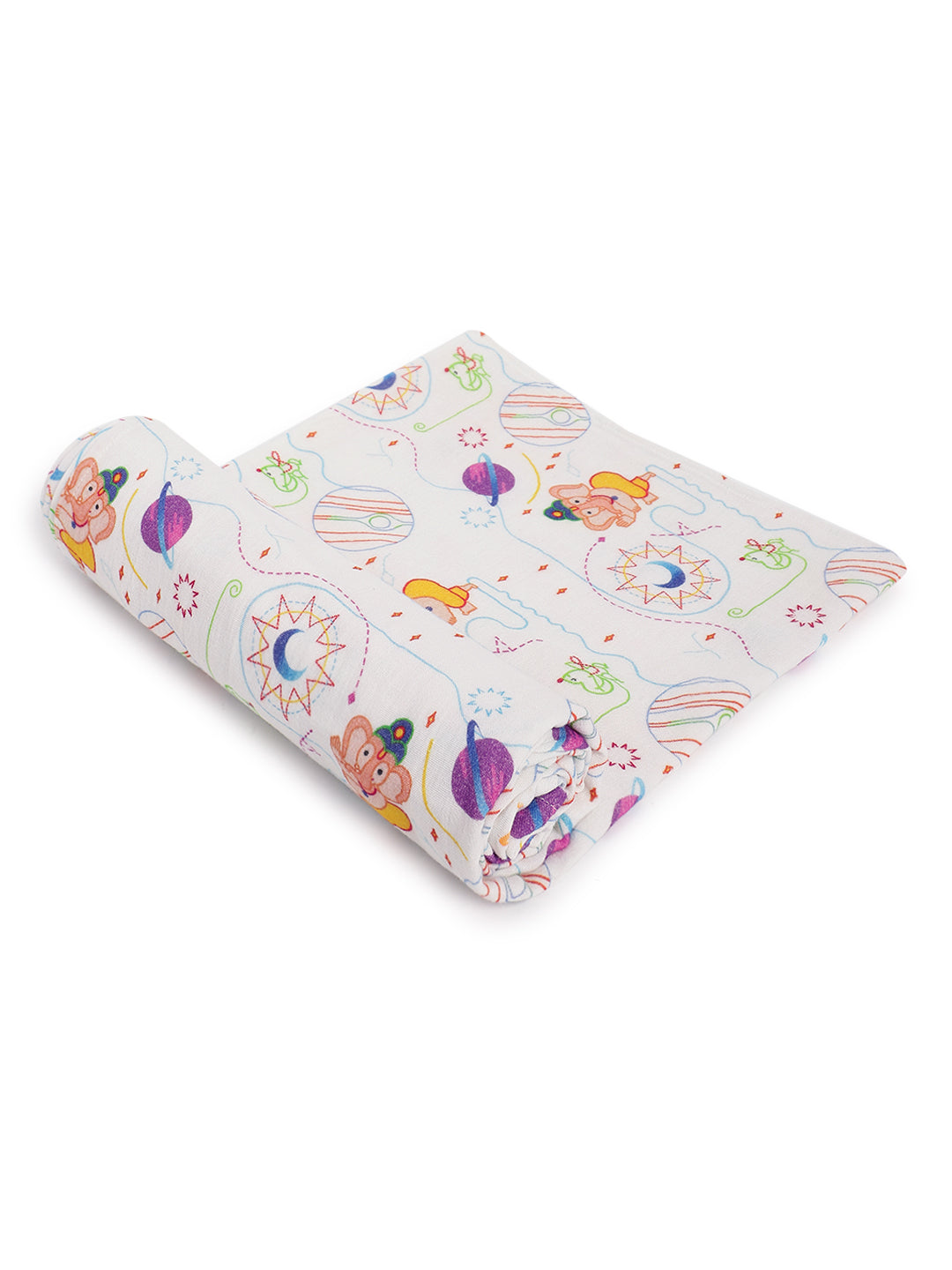 Ganesha Blessings Swaddle-White