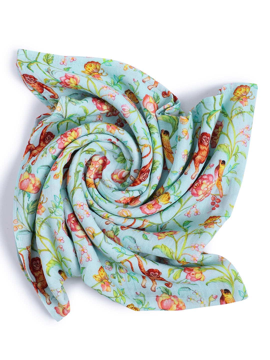 Garden Glory Swaddle-Green