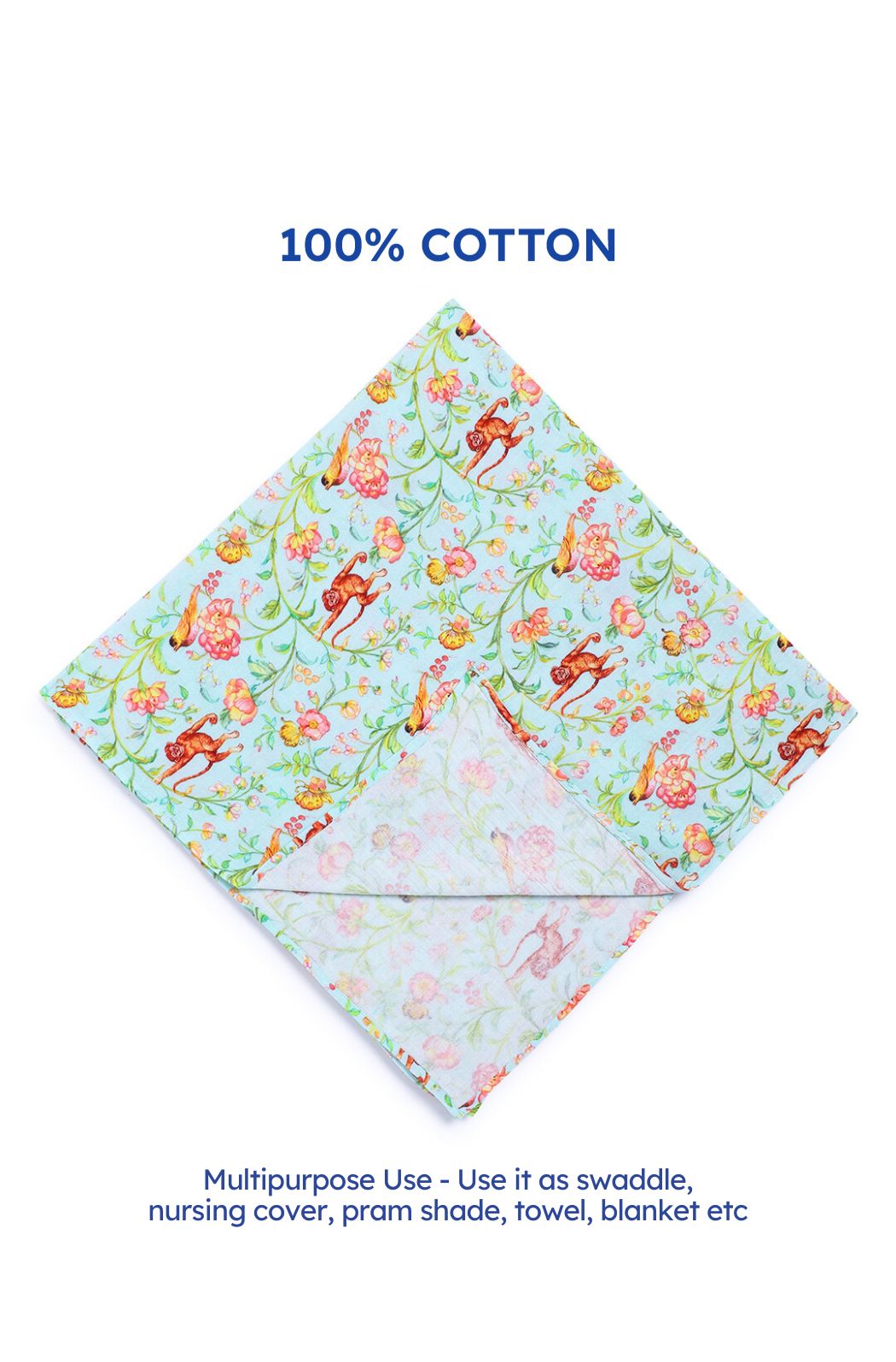 Garden Glory Swaddle-Green