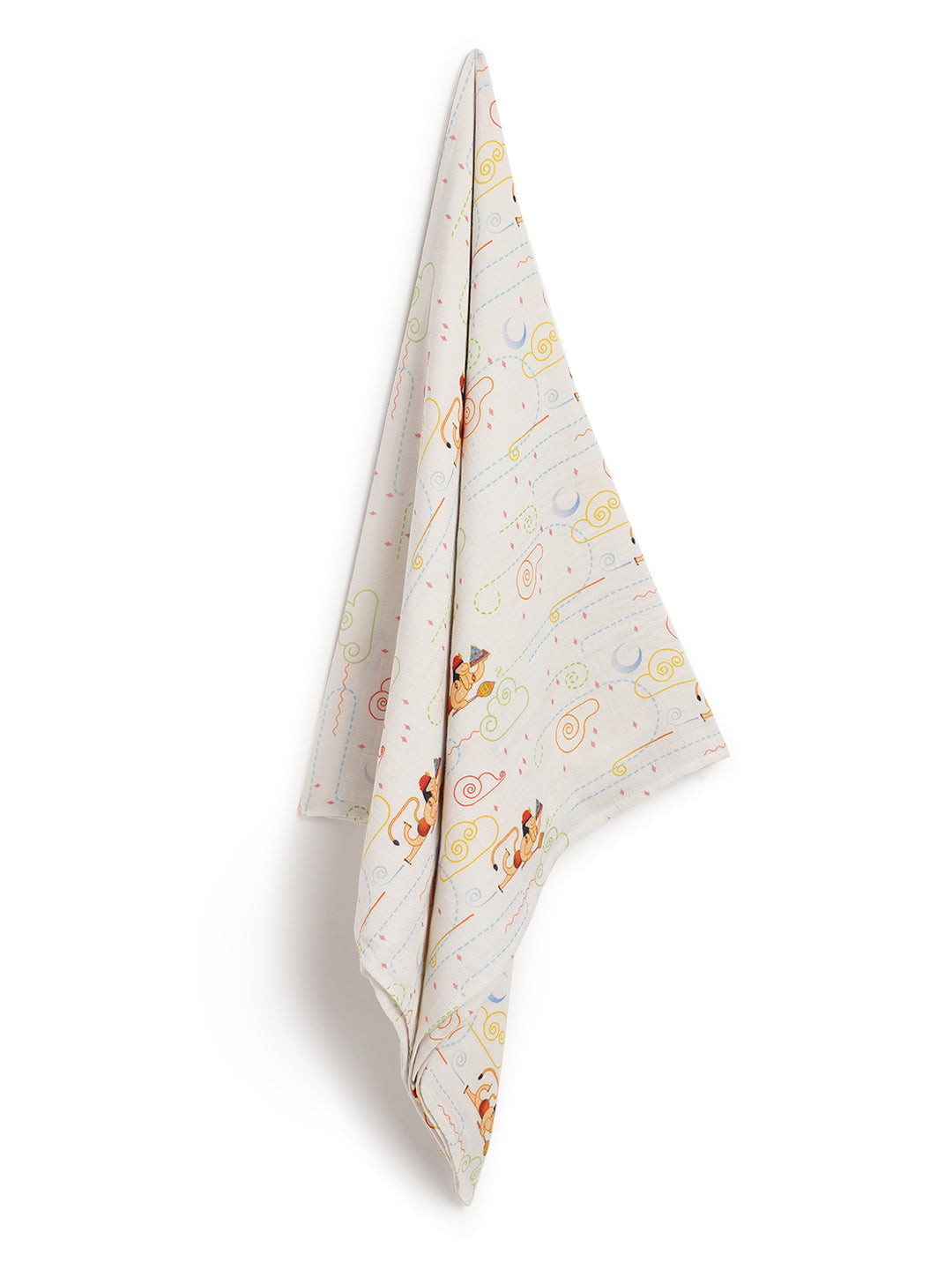 Hanuman Blessings Swaddle-White