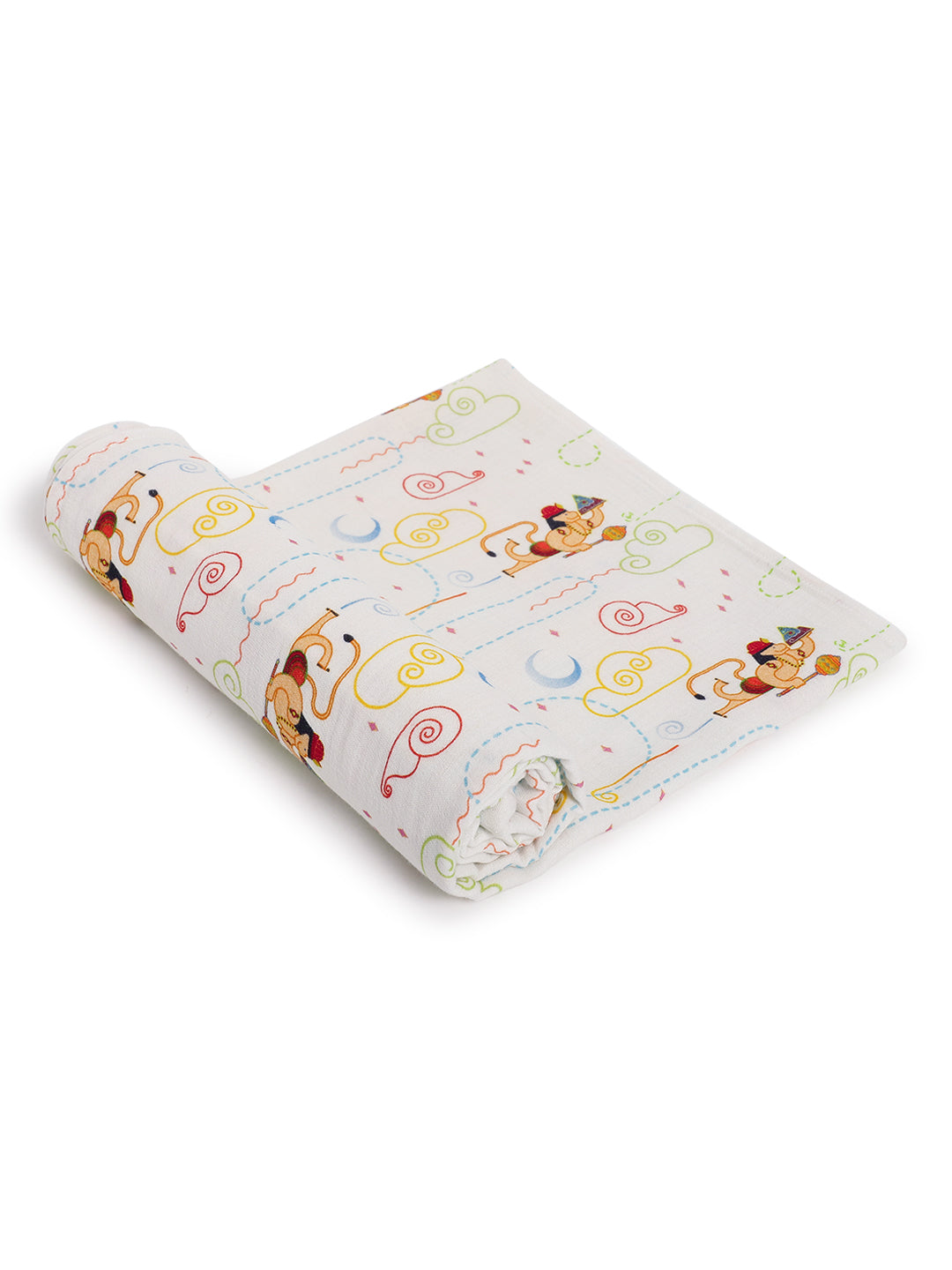 Hanuman Blessings Swaddle-White