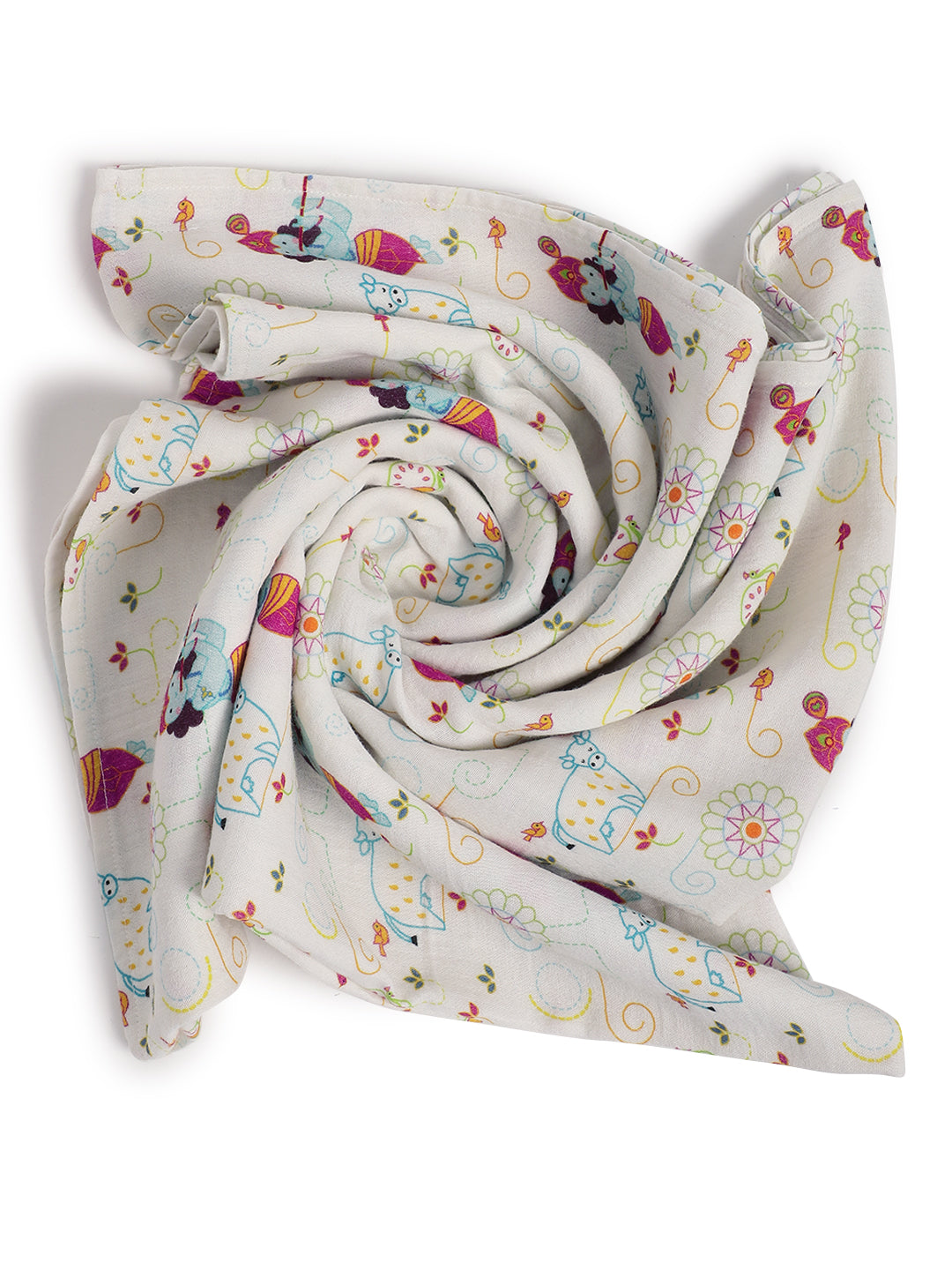 Krishna Blessings Swaddle-White