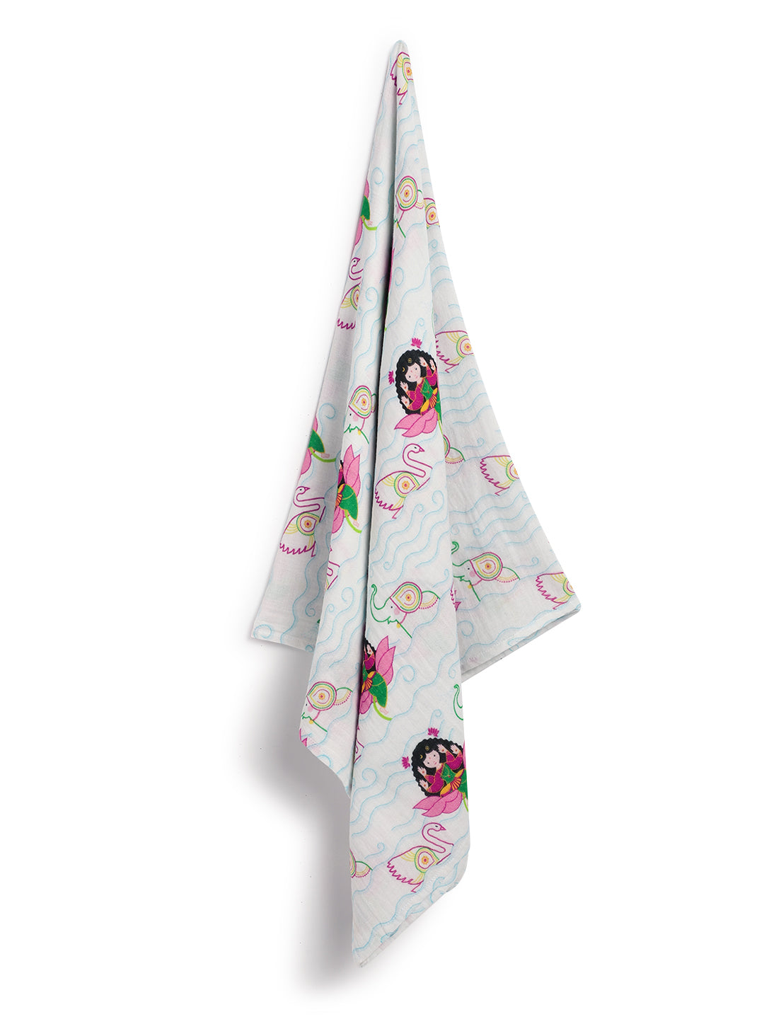 Laxmi Blessings Swaddle-White