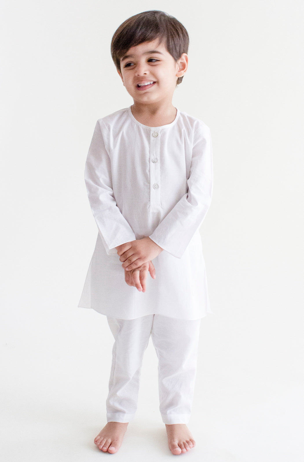 Timeless White Kurta Set