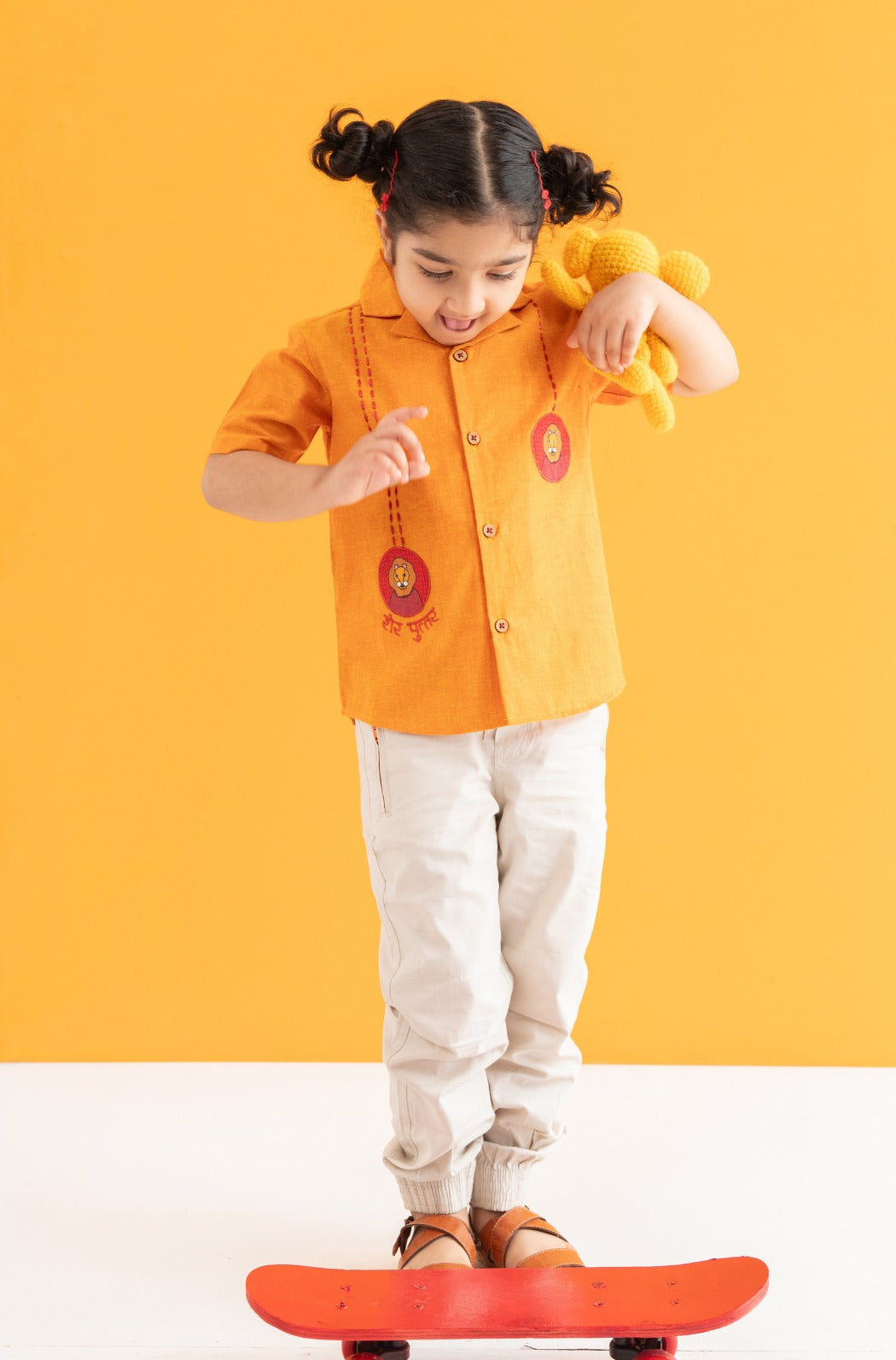 Sher Puttar Shirt-Mustard