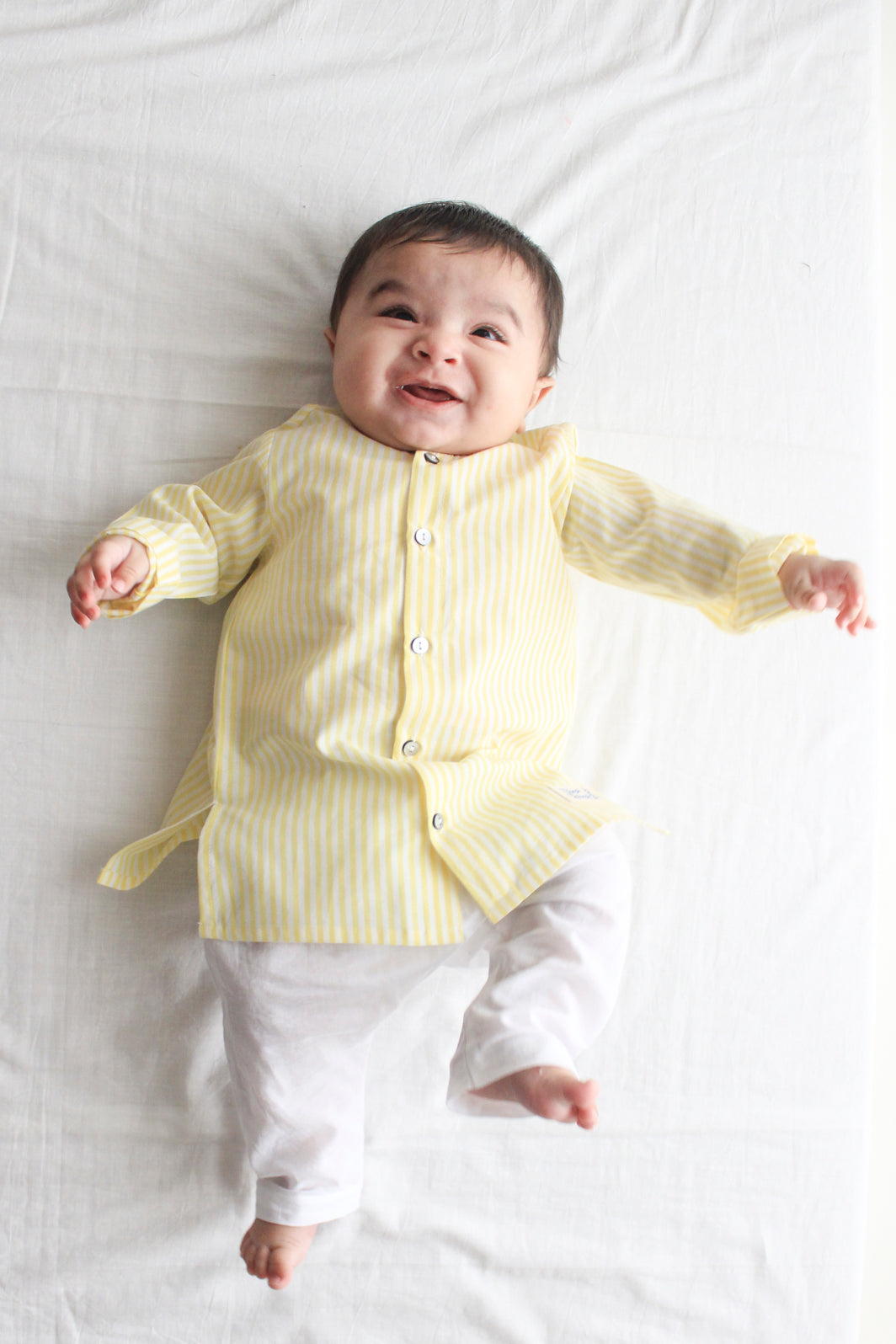 Sunny Stripes Baby Kurta Set