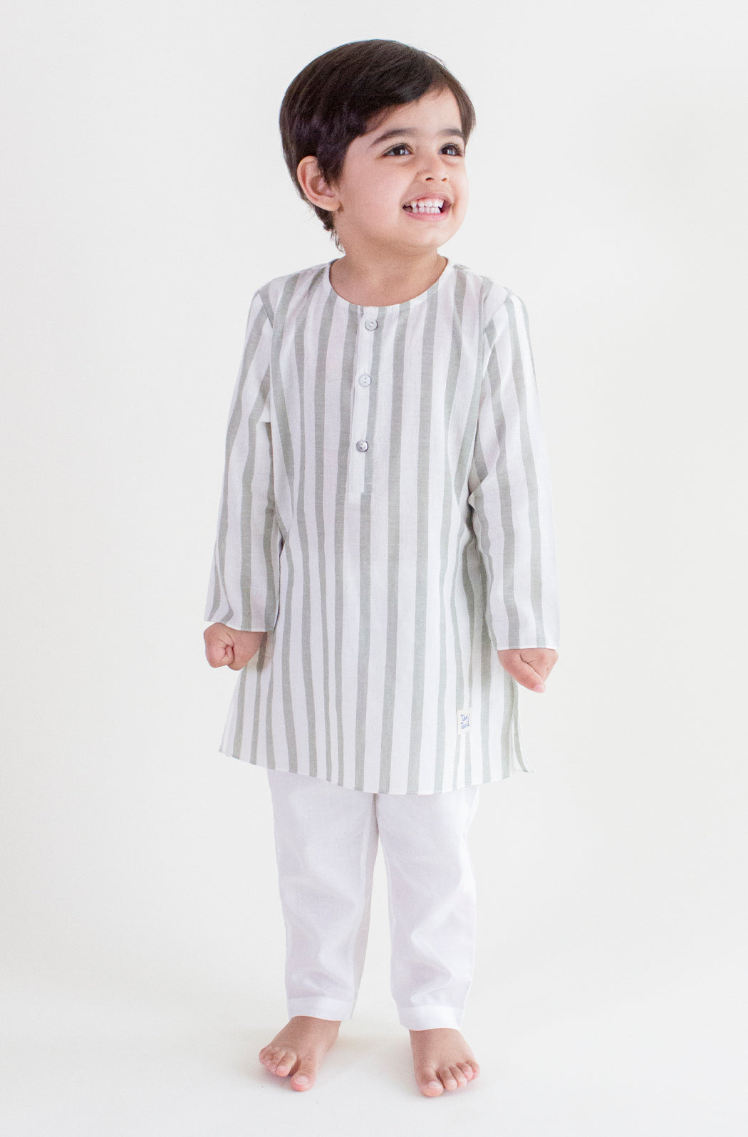 Cityscape Stripes Kurta Set