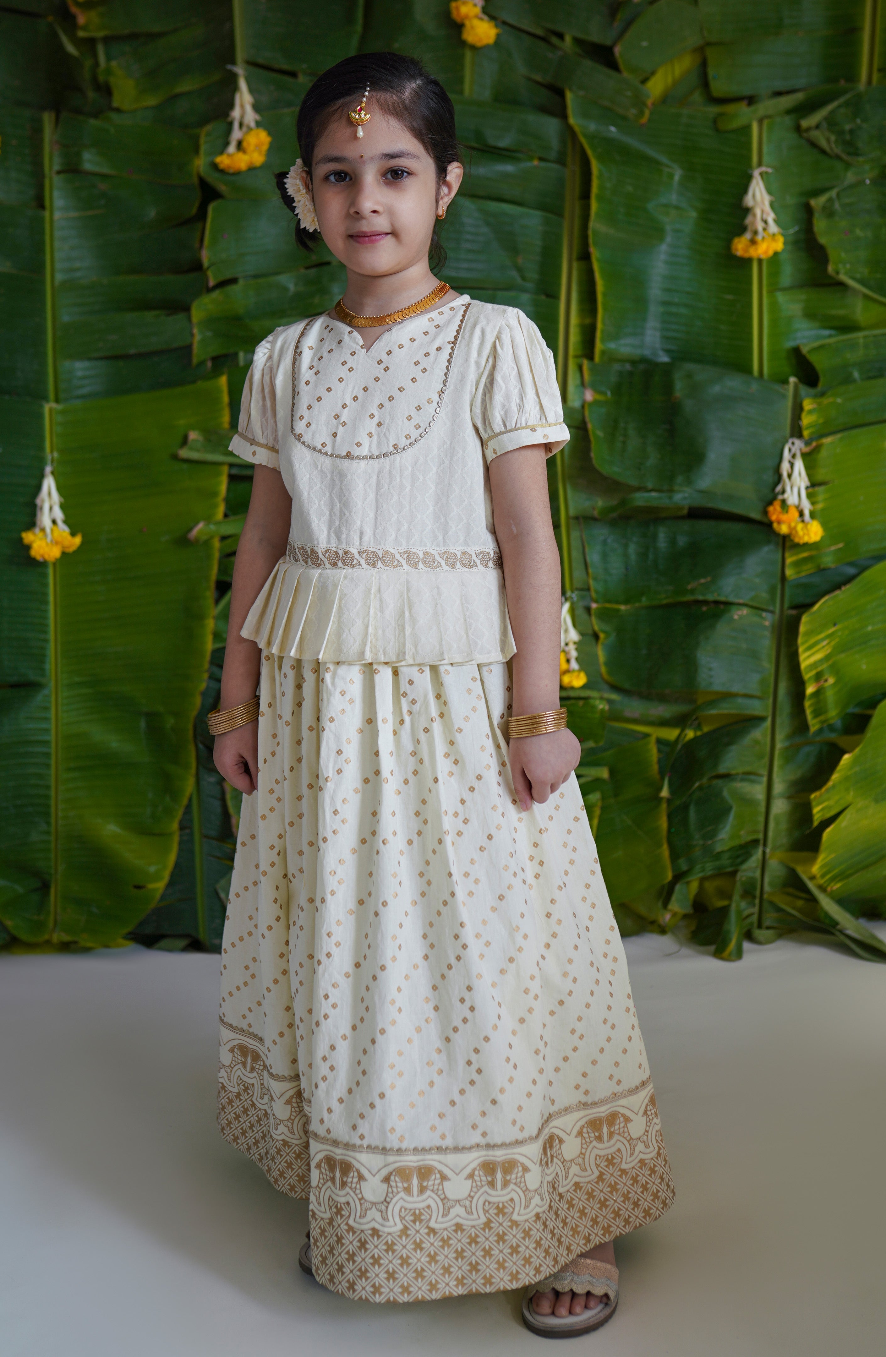 South Indian Traditional Dress For Baby & Toddler Girls