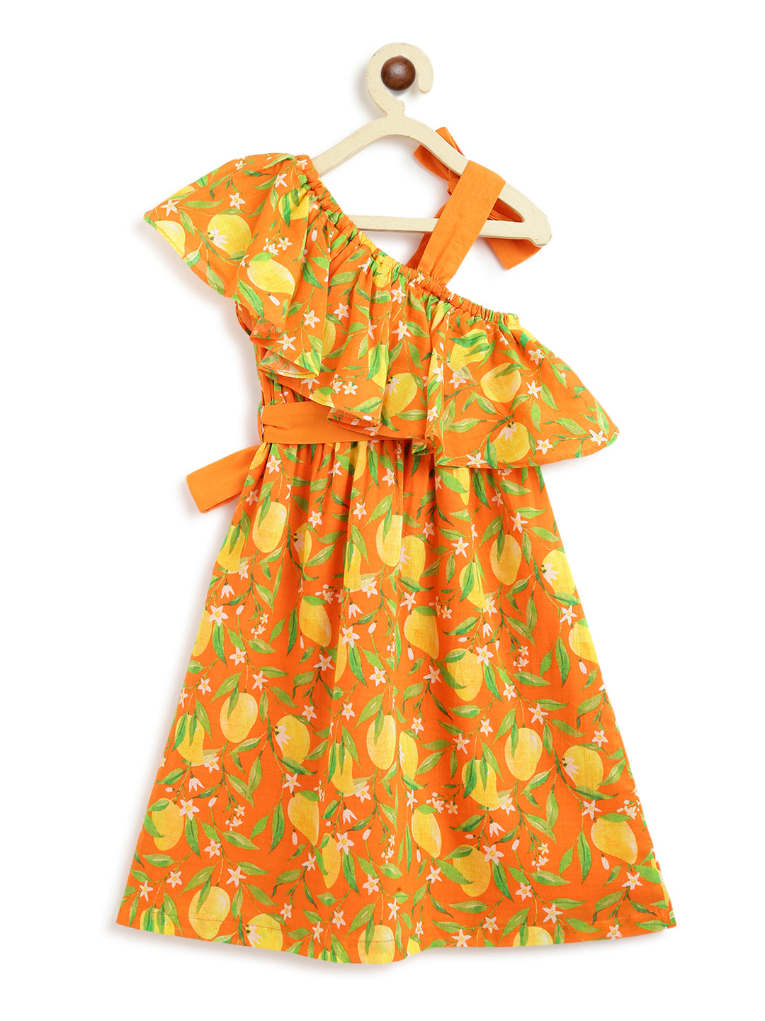 Orange Ikat Halter Dress - Kessa | Frocks for girls, Girls frock design,  Cotton frocks for kids