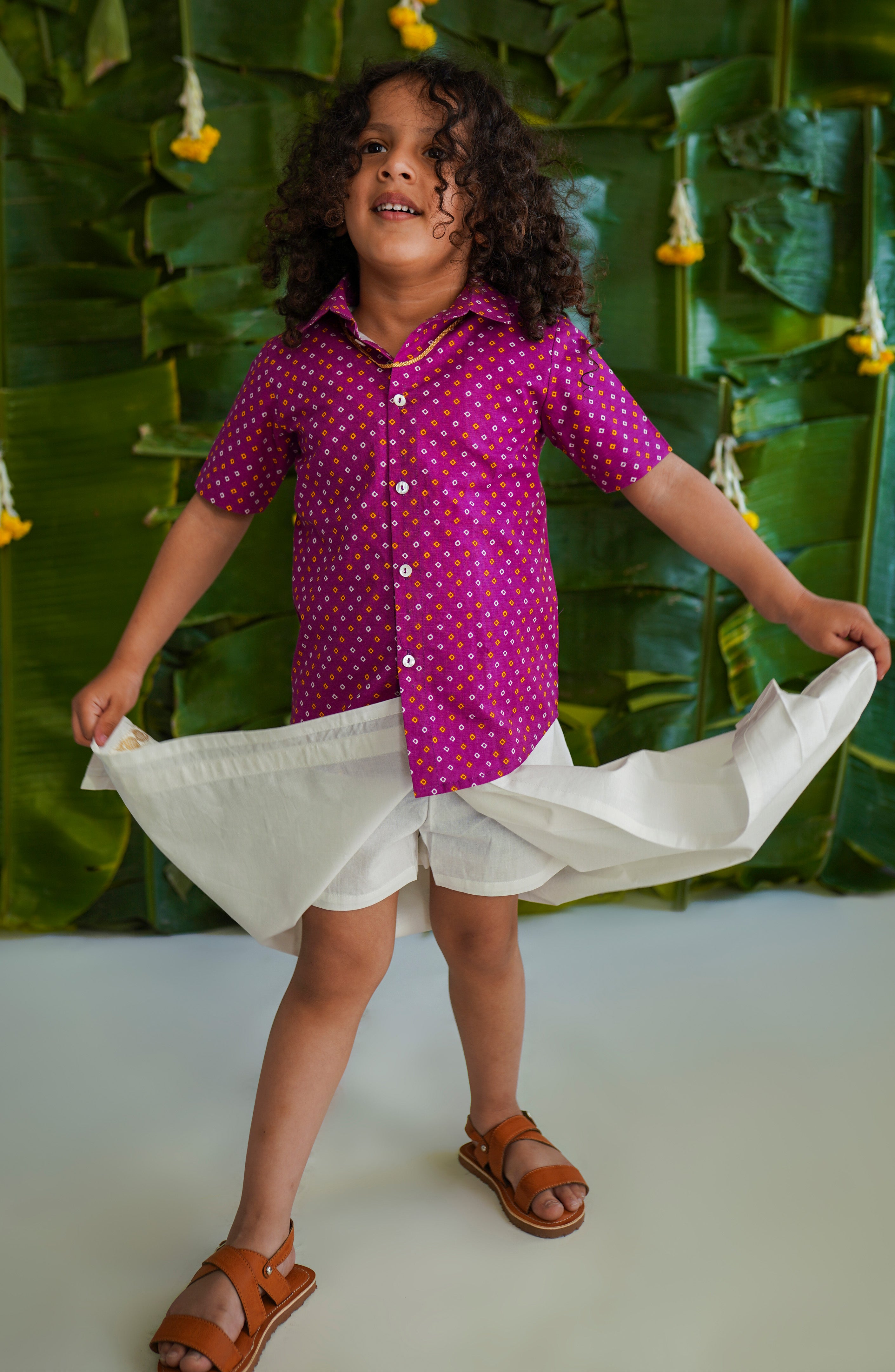 Pattu veshti on sale for baby boy