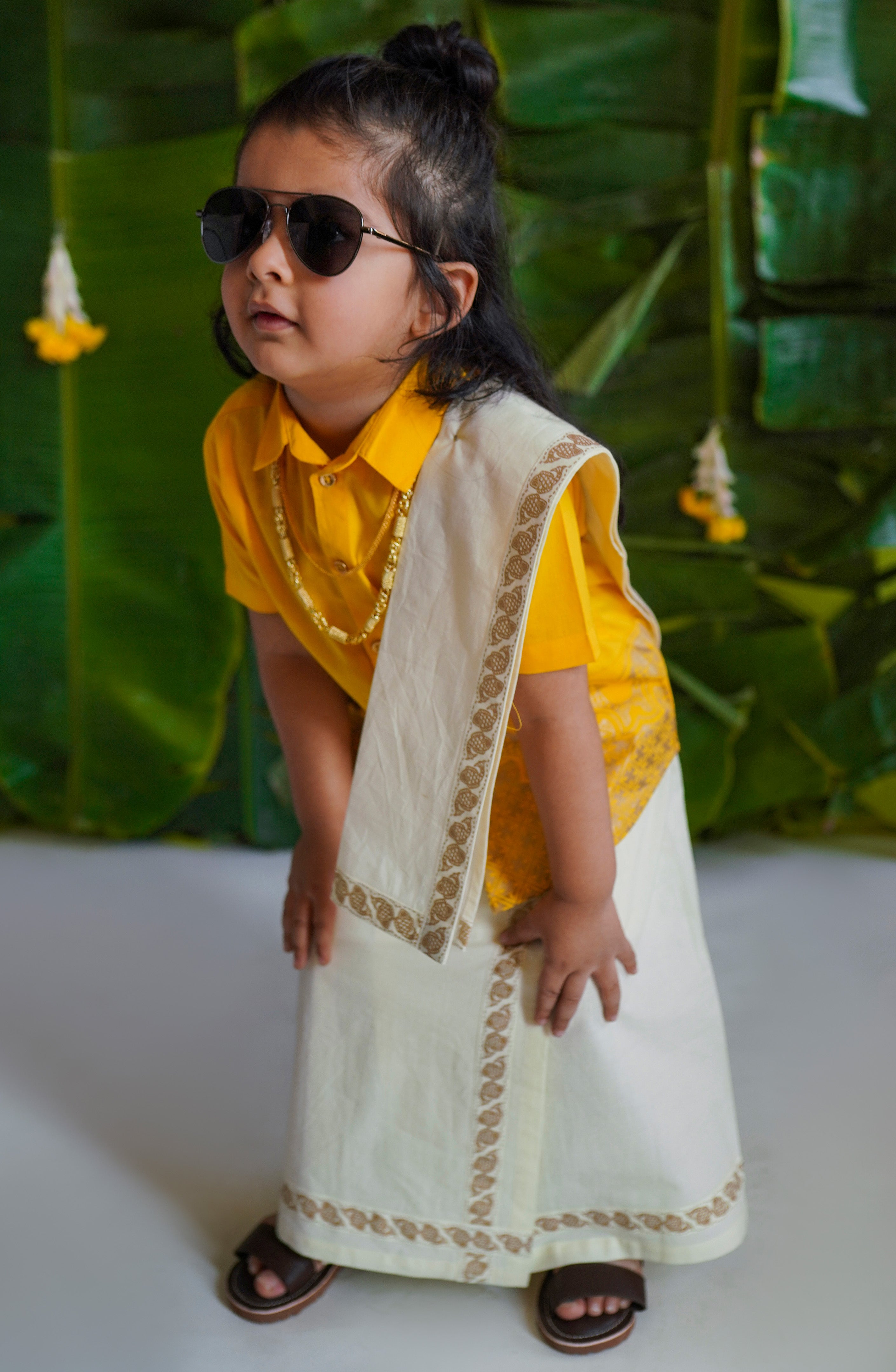 Buy AMIRTHA FASHION New south Indian traditional pattu pavadai pattu langa  voni Lehenga choli for girls dress (Gold) (6-12 Months) at Amazon.in
