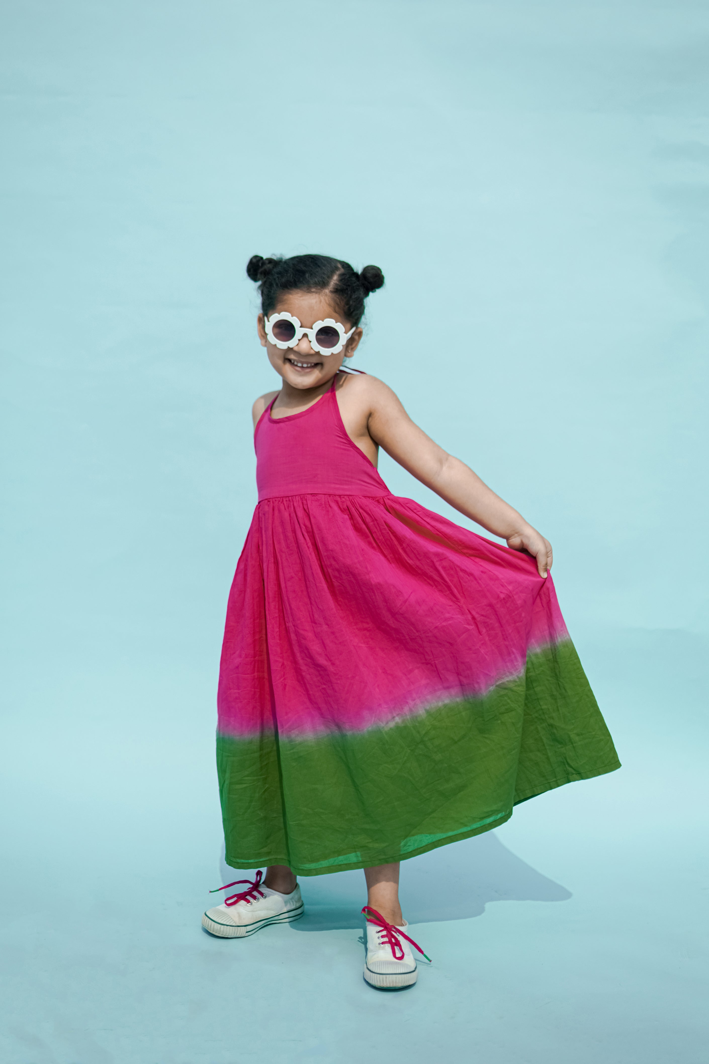 Girls Dress Rhinestone Chiffon Dance Ball Maxi Gown – Sunny Fashion