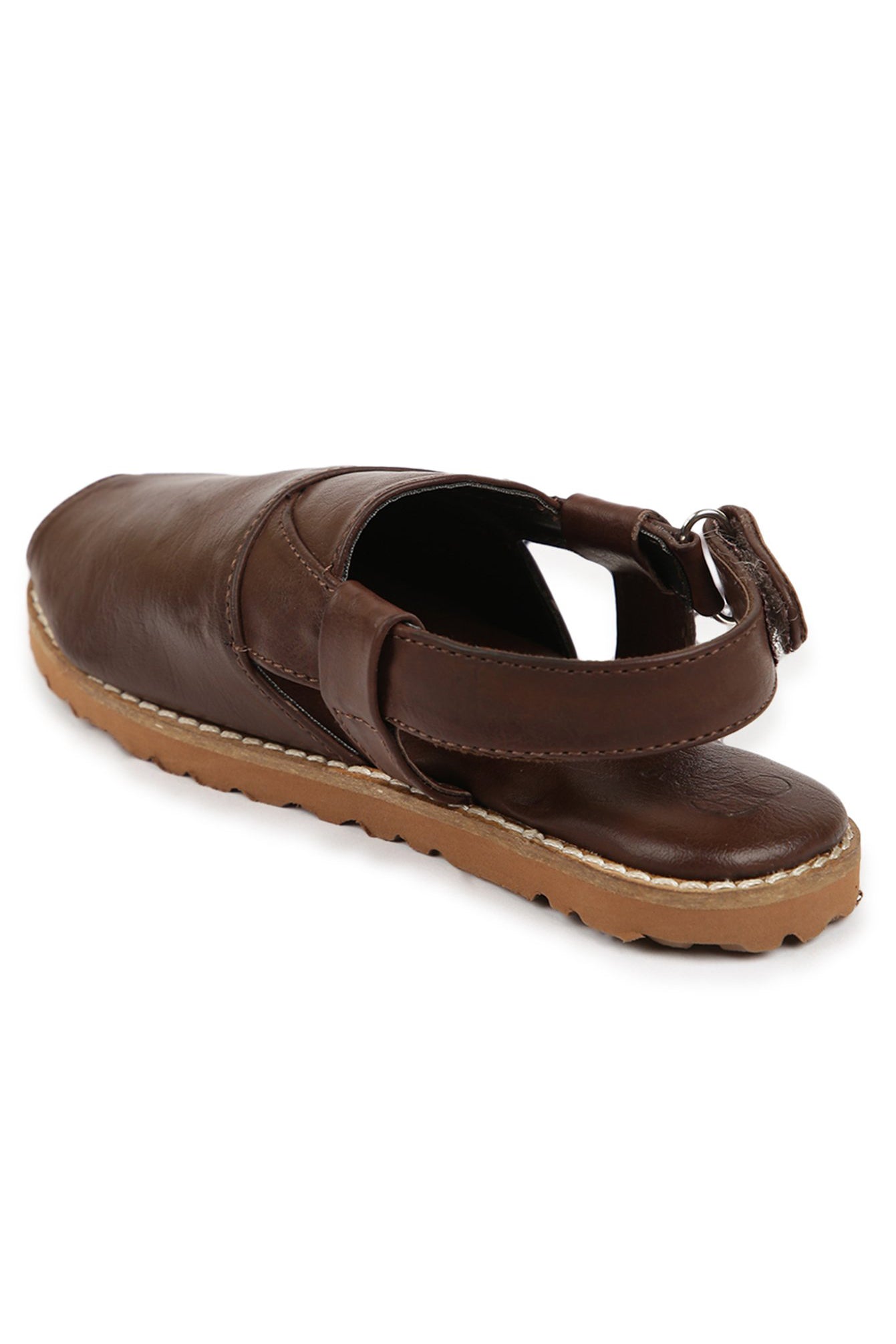 Buy British Walkers Tan Brown Leather Peshawari Shoe Sandal for Men Online  at Khadims | 94802694840