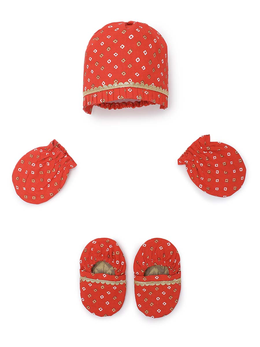 Mittens booties hot sale cap