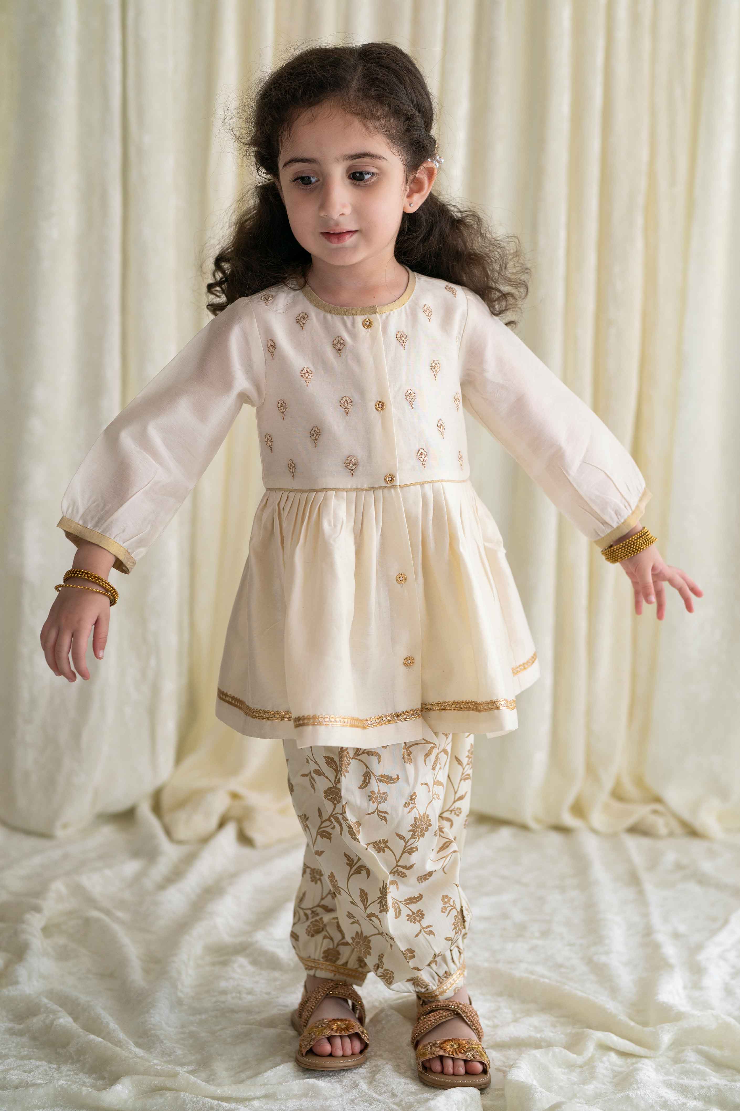 Angrakha frock store for baby girl