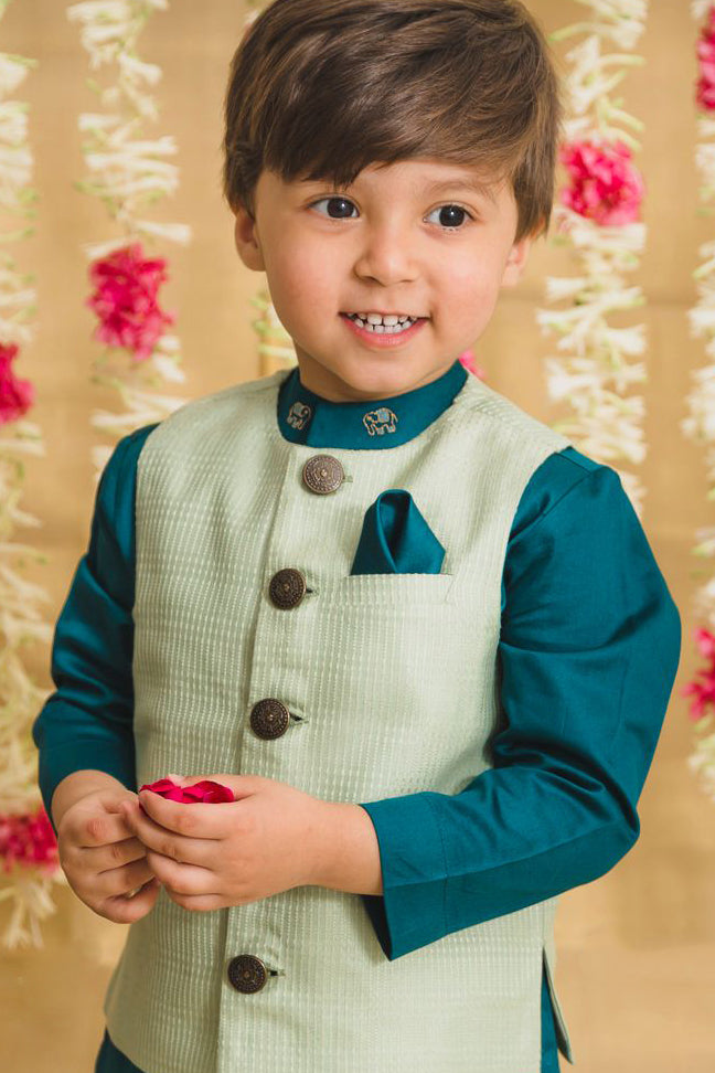 Blue - Kurta - Indian Kids Wear: Buy Ethnic Dresses and Clothing for Boys &  Girls